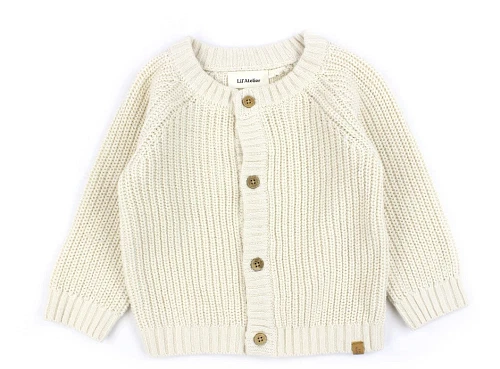 Lil Atelier turtledove strikcardigan